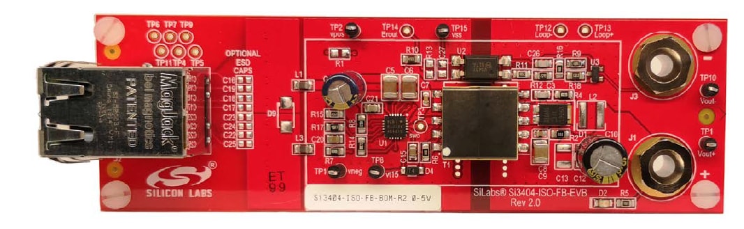 Skyworks Solutions Inc. Si3404FB5V3KIT 5V 클래스 3 PoE PD 평가 키트